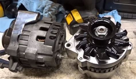 cleaning an oil soaked alternator